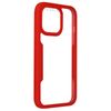 Carcasa Para Iphone 13 Plexiglás Y Polímero Contorno Rojo