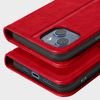 Funda Apple Iphone 13 Tarjetero Función Soporte Rojo