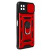 Funda Samsung Galaxy A22 5g Tapa Cámara Anillo Soporte Vídeo Rojo