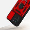 Funda Xiaomi Redmi Note 10 Pro Tapa Cámara Anillo Soporte Vídeo Rojo