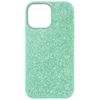 Funda Iphone 13 Purpurina Extraíble Silicona Semirrígida Verde