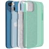 Funda Iphone 13 Purpurina Extraíble Silicona Semirrígida Verde