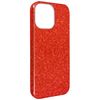 Funda Iphone 13 Purpurina Extraíble Silicona Semirrígida Rojo