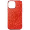Funda Iphone 13 Purpurina Extraíble Silicona Semirrígida Rojo