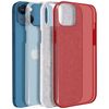 Funda Iphone 13 Purpurina Extraíble Silicona Semirrígida Rojo