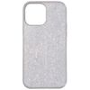 Apple Iphone 13 Funda De Silicona De Lentejuelas Desmontable Plata