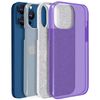 Funda Iphone 13 Pro Max Purpurina Extraíble Silicona Semirrígida Morado