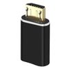 Adaptador Carga Lightning Hembra A Micro-usb Macho Compacto Negro