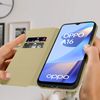 Funda Oppo A16 / A16s / A54s Tarjetero Soporte Vídeo Dorado