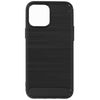 Funda Iphone 13 Esquinas Reforzadas Carbono Efecto Cepillado Negro