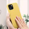 Funda Iphone 13 Silicona Semirrígida Acabado Tacto Suave Amarillo