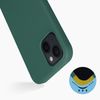 Funda Iphone 13 Silicona Semirrígida Acabado Tacto Suave Verde Esmeralda