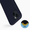 Funda Iphone 13 Silicona Semirrígida Acabado Tacto Suave Azul Oscuro