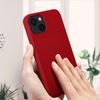 Funda Iphone 13 Silicona Semirrígida Acabado Tacto Suave Rojo Carmín