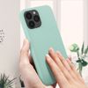 Funda Iphone 13 Pro Silicona Semirrígida Acabado Tacto Suave Verde Opalina