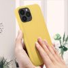 Funda Iphone 13 Pro Silicona Semirrígida Acabado Tacto Suave Amarillo