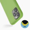 Funda Iphone 13 Pro Silicona Semirrígida Acabado Tacto Suave Verde Tilo