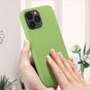 Funda Iphone 13 Pro Silicona Semirrígida Acabado Tacto Suave Verde Tilo