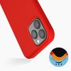 Funda Iphone 13 Pro Silicona Semirrígida Acabado Tacto Suave Rojo