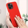 Funda Iphone 13 Pro Silicona Semirrígida Acabado Tacto Suave Rojo