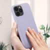 Funda Iphone 13 Pro Max Silicona Semirrígida Acabado Tacto Suave Morado