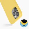 Funda Iphone 13 Pro Max Silicona Semirrígida Acabado Tacto Suave Amarillo