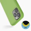 Funda Iphone 13 Pro Max Silicona Semirrígida Acabado Tacto Suave Verde Tilo