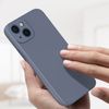 Funda Iphone 13 Silicona Semirrígida Acabado Tacto Suave Azul