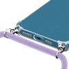 Carcasa Transparente Iphone 13 Con Cordón Extraíble Violeta