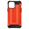 Funda Iphone 13 Pro Max Híbrido Diseño Relieve Anticaídas Defender Ii Rojo