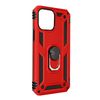 Funda Iphone 13 Antigolpes 2 Materiales Anillo Soporte Vídeo Rojo