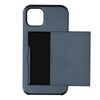 Funda Iphone 13 Compartimento Tarjetas Corredero Antigolpes Defender Azul