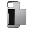 Funda Iphone 13 Pro Compartimento Tarjetas Corredero Antigolpes Defender Gris