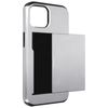 Funda Iphone 13 Pro Compartimento Tarjetas Corredero Antigolpes Defender Gris