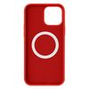 Funda Iphone 13 Compatible Magsafe Acabado Tacto Suave Rojo