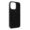 Funda Iphone 13 Pro Max Purpurina Rígida Acabado Relieve Antideslizante Negro