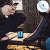 Mini Altavoz Bluetooth Bajo Potente Radio Metalizado Azul