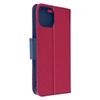 Funda Iphone 13 Cuero Safián Tarjetero Soporte Vídeo Rosa Azul