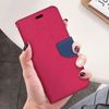 Funda Iphone 13 Cuero Safián Tarjetero Soporte Vídeo Rosa Azul