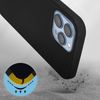 Funda Carcasa Iphone 13 Pro Max Silicona Flexible Acabado Tacto Suave Negro