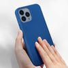 Funda Carcasa Iphone 13 Pro Max Silicona Flexible Acabado Tacto Suave Azul