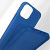 Funda Carcasa Iphone 13 Pro Max Silicona Flexible Acabado Tacto Suave Azul