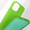 Funda Carcasa Iphone 13 Pro Silicona Flexible Acabado Tacto Suave Verde