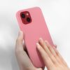 Funda Carcasa Iphone 13 Mini Silicona Flexible Acabado Tacto Suave Rosa