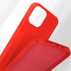 Funda Carcasa Iphone 13 Pro Max Silicona Flexible Acabado Tacto Suave Rojo