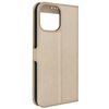 Funda Iphone 13 Pro Max Ventana Doble Soporte Vídeo Dorado