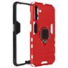 Funda Samsung A13 5g / A04s Híbrida Antigolpes Anillo Metálico Soporte Rojo