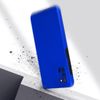 Funda Galaxy A03s Parte Trasera Rígida Azul Delantera Flexible Transparente