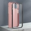 Funda Iphone 13 Pro Parte Trasera Rígida Champán Delantera Flexible Transparente