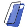 Funda Iphone 13 Parte Trasera Rígida Azul Delantera Flexible Transparente